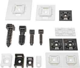 PANDUIT - PANSGABM25-A-C ADHMNT,RUBBERADH.,1X1IN,NAT,PK100