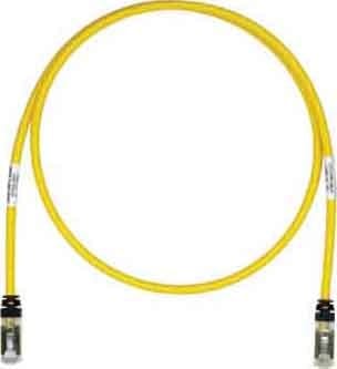 PANDUIT - PANSTP6X1MYL BRETELLA SCHERMATA S/FTP CAT6 1MT GIALLA