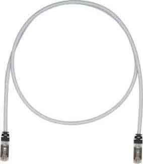 PANDUIT - PANSTP6X1MIG BRETELLA SCHERMATA S/FTP CAT6 1MT GRIGIA