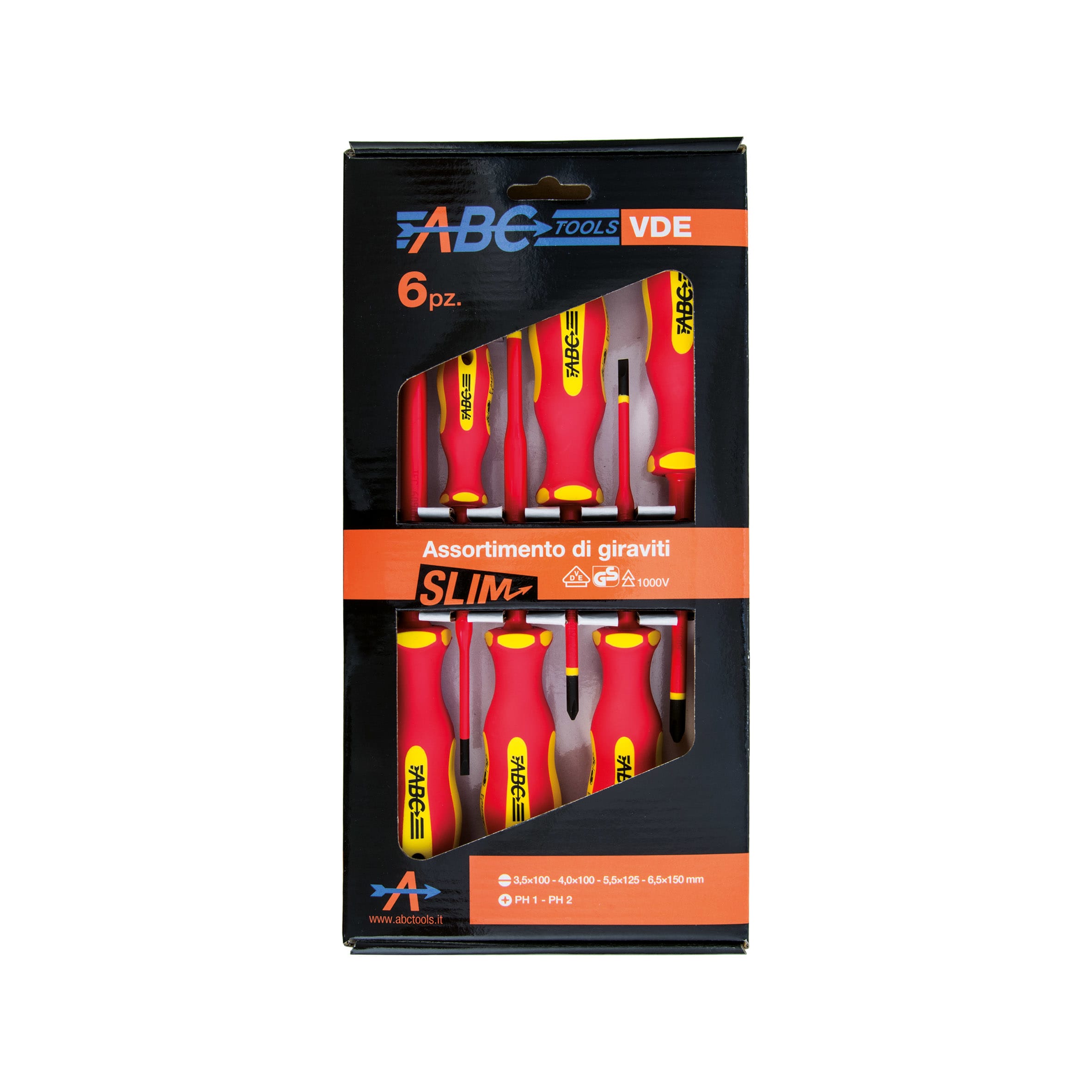 ABC TOOLS SPA - ABCM71017260 6 GIRAVITI SLIM 4 INT. + 2 PH