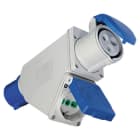 FANTON SRL - FME73107 ADATT.DA S.CEE 230V A 1P.CEE+1P40 IP44