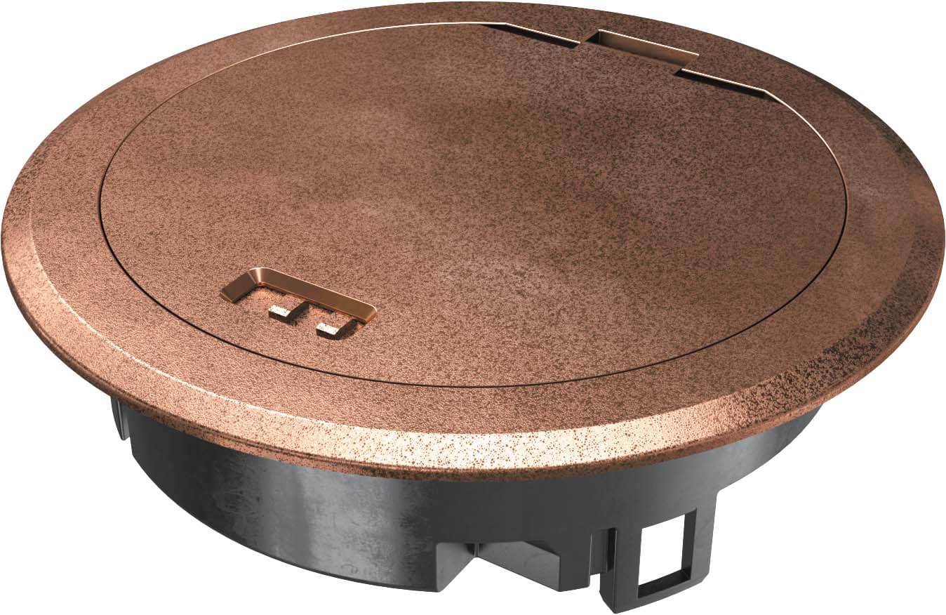 OBO BETTERMANN - OBO7408854 GES R2 CU COPERCHIO A RIBALTA CON BLOCCO