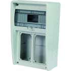 FANTON SRL - FME74183 QUADRO U250 IP65 VUOTO/2FORI X INTERBL.