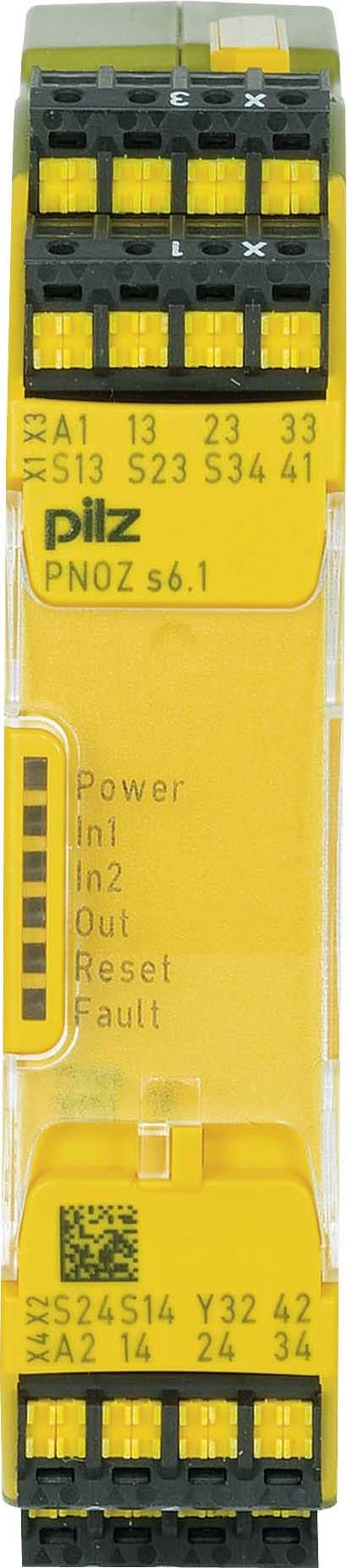 PILZ ITALIA SRL PIZ750156 PNOZ S6.1 48..240AC/DC 3NA+1NC+1PNP