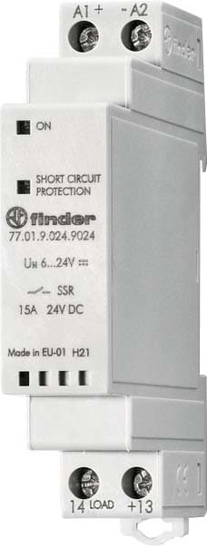 FINDER S.P.A. - FIN770190249024 RELE MODULARE SSR 17.5MM 15A DC