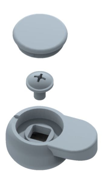 HAGER - HAG770873400 10 LEVE CHIUSURA QUADRI ORION+ POL CASSE