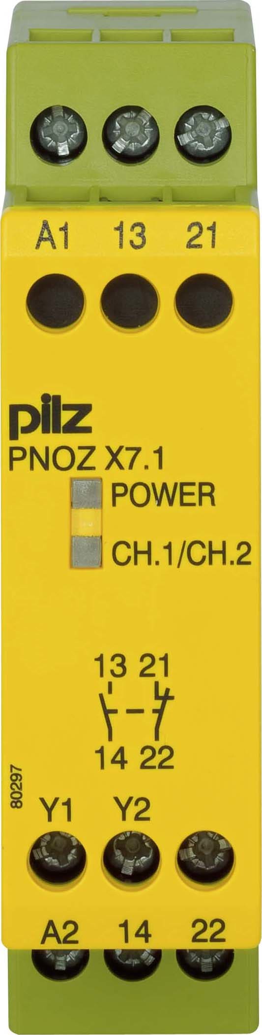 PILZ ITALIA SRL - PIZ774051 PNOZ X7.1 24AC/DC 1 NA+1NC