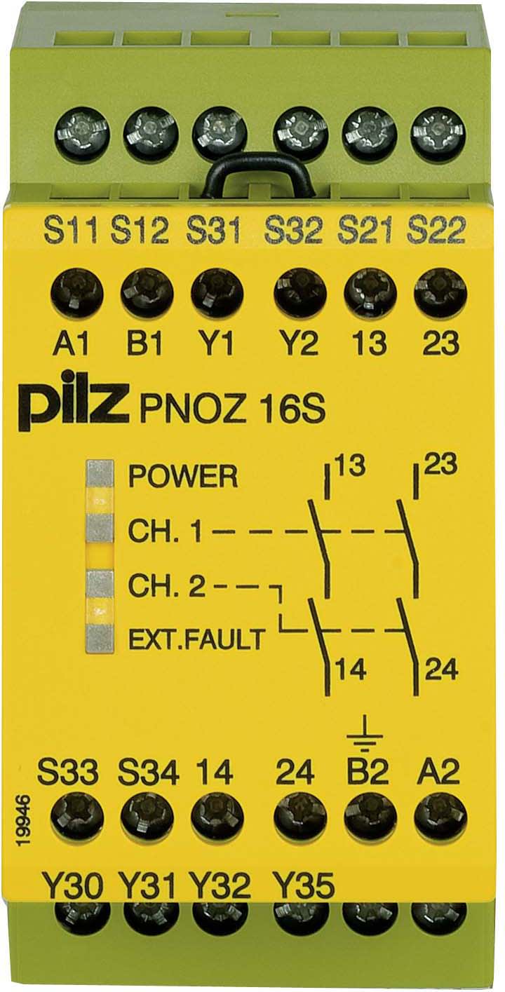 PILZ ITALIA SRL - PIZ774076 PNOZ 16S 230AC/24DC 2NA+2PNP