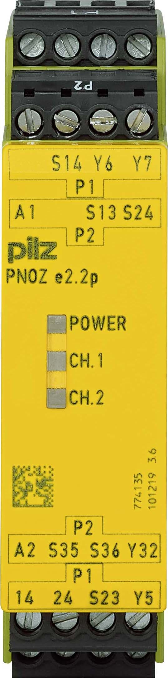 PILZ ITALIA SRL PIZ774135 PNOZE2.2P 24DC 2PNP+1PNP