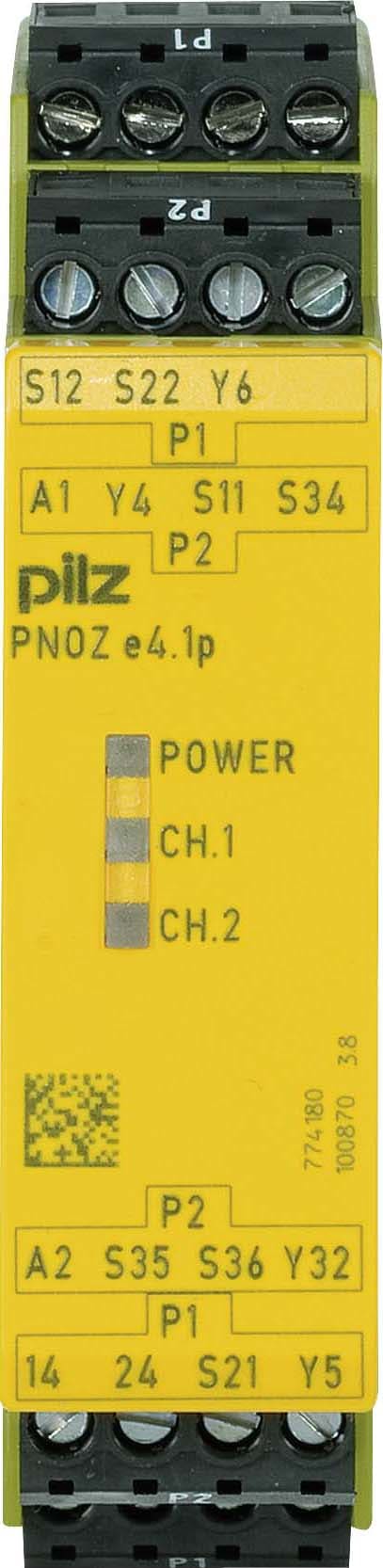PILZ ITALIA SRL PIZ774180 PNOZE4.1P 24DC 2PNP+1PNP