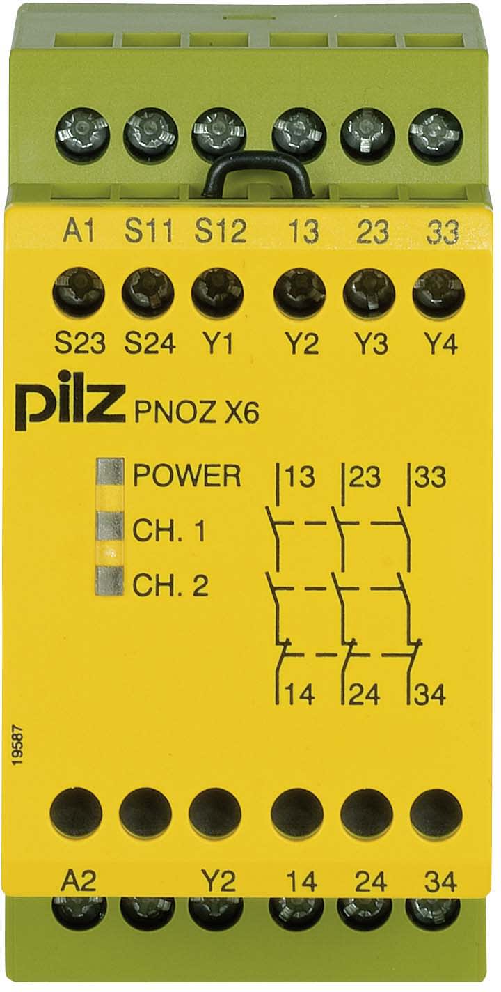PILZ ITALIA SRL - PIZ774729 PNOZ X6 24AC/DC 3NA