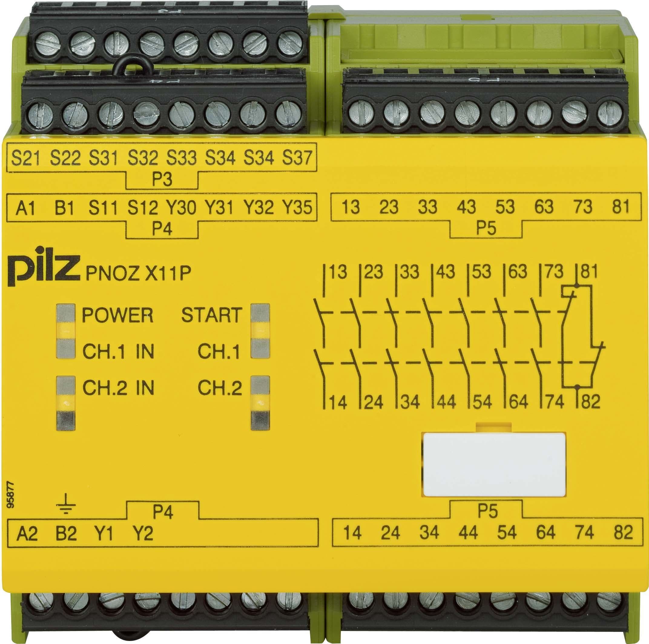 PILZ ITALIA SRL PIZ777080 PNOZ X11P 24AC/24DC 7NA+1NC+2PNP