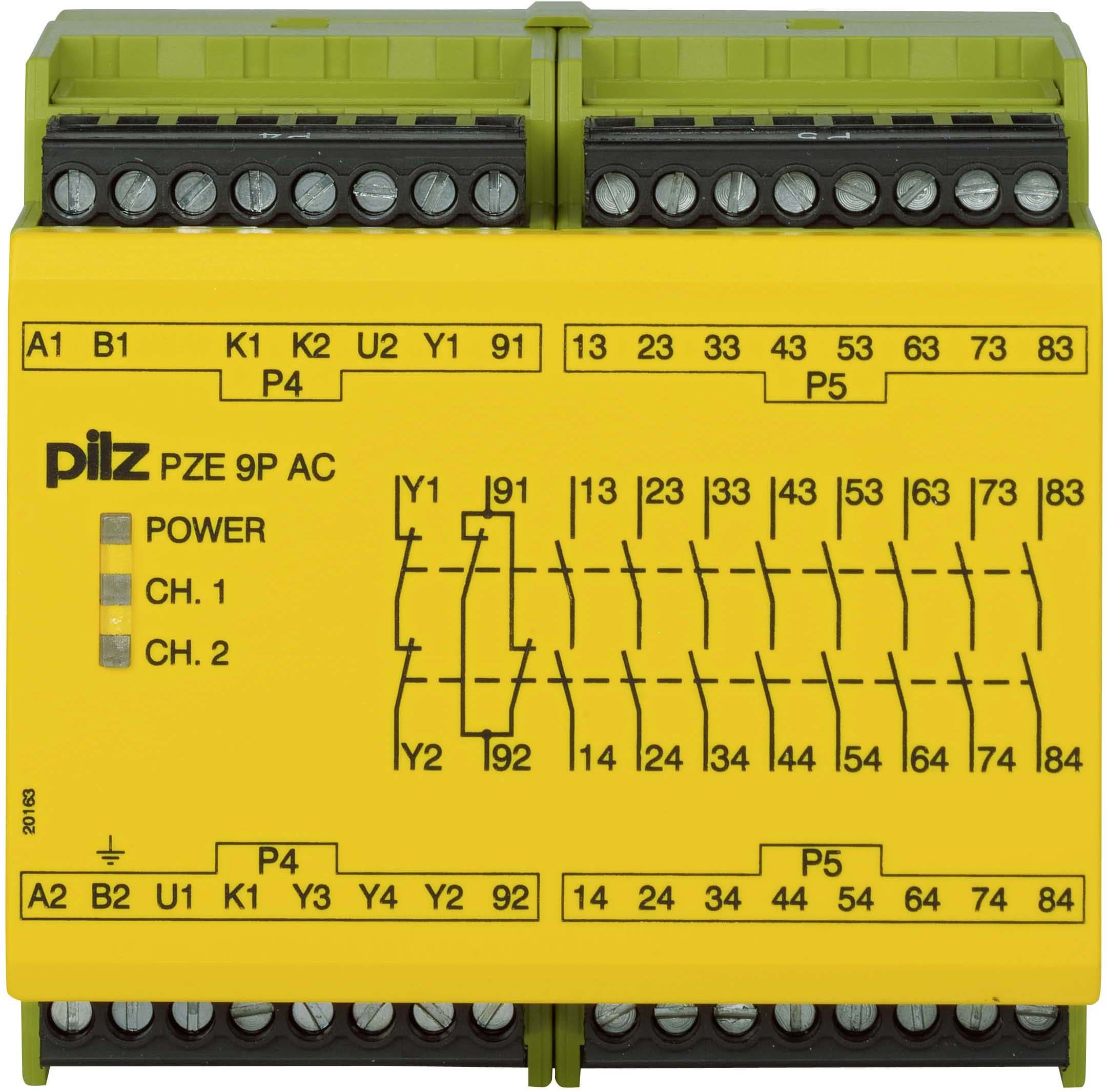 PILZ ITALIA SRL PIZ777148 PZE 9P 100..240AC/DC 8NA+1NC