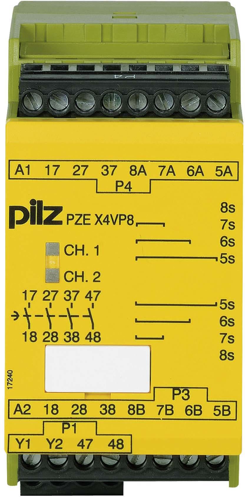 PILZ ITALIA SRL PIZ777584 PZE X4VP8 5,6,7,8S 24DC 4NA(R)