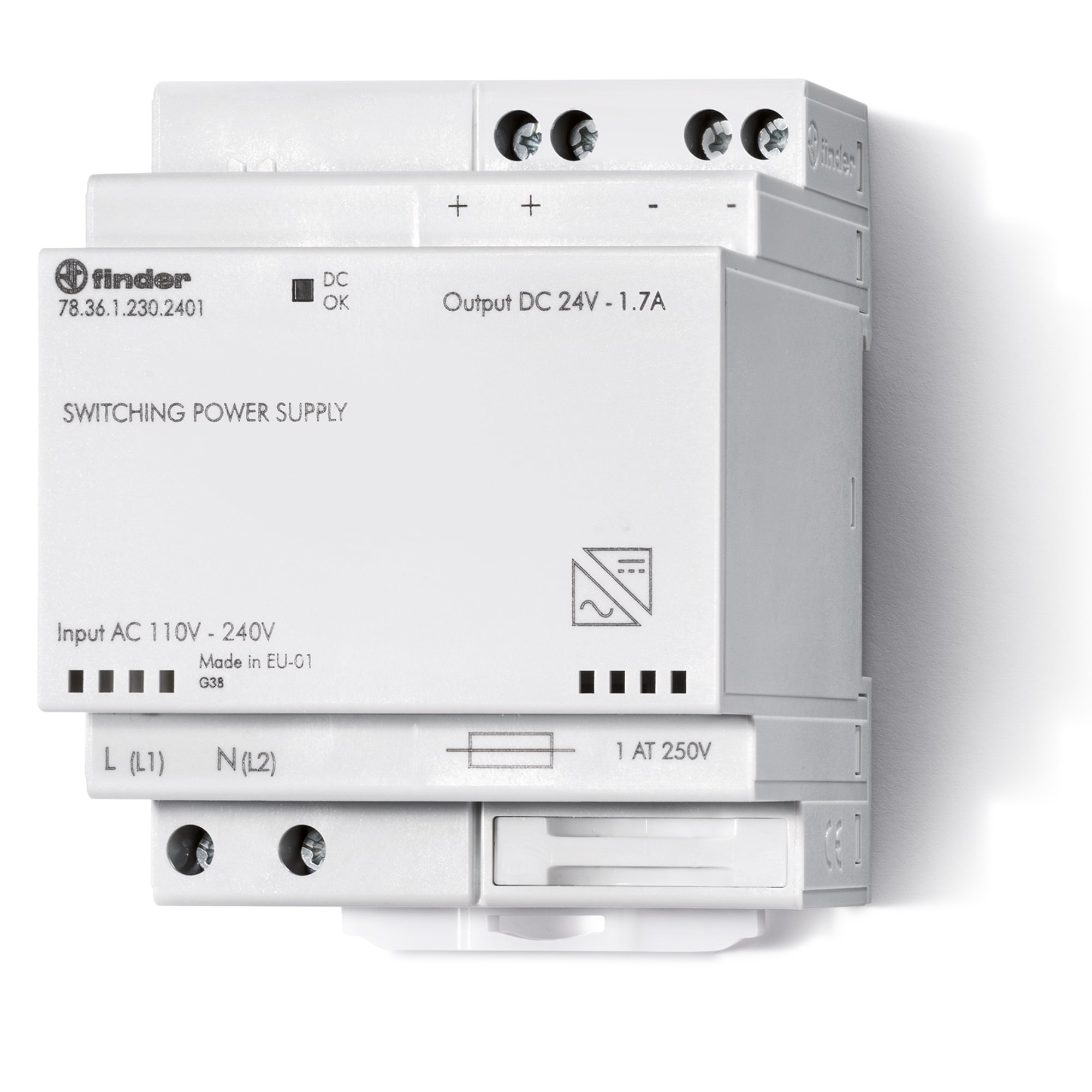 FINDER SPA FIN783612302401 ALIMENTATORE SWITCHING 36W 24VDC (1.5A)