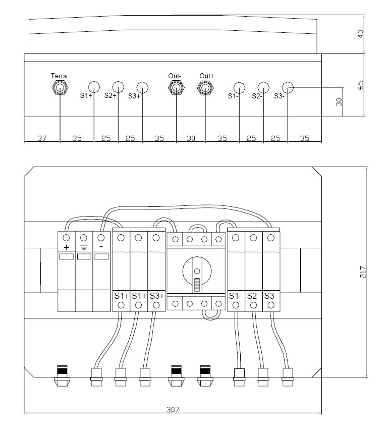 ITALWEBER SPA - ITW7853110 QUADRO DI CAMPO 3 STRINGHE VERS.00