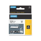 CEMBRE SPA - CEM18489 NASTRO 19MM NYLON FLESS.NERO SU BIANCO