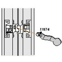 BTICINO BTI81874 MAS HD LAMIERA -8 VITI AFFIANCAMENTO ARM
