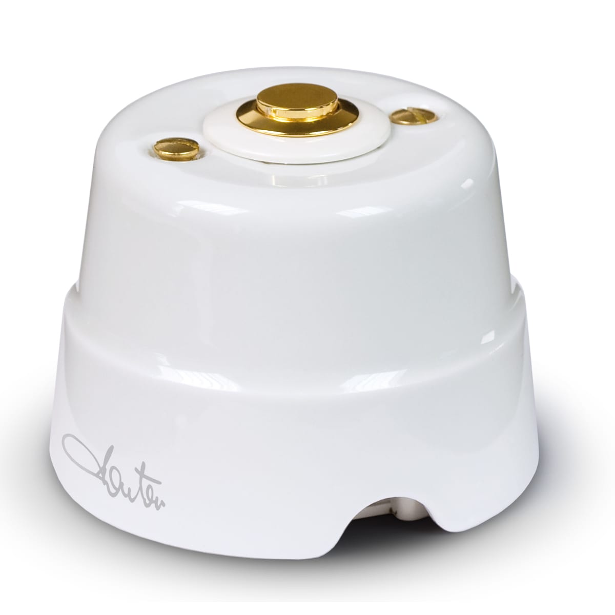 FANTON SRL FME84003 PULSANTE OTTONE PER CAMPANELLO 2A 48V BI