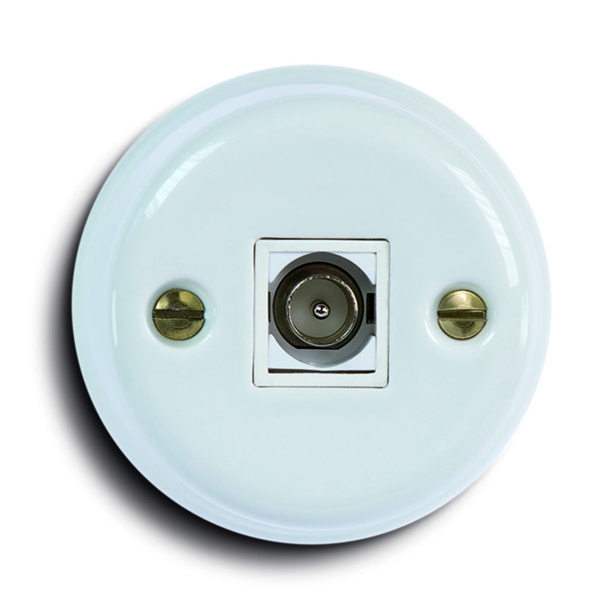 FANTON SPA - FME84022 PRESA TV MASCHIO D9,5MM IN CERAMICA BI
