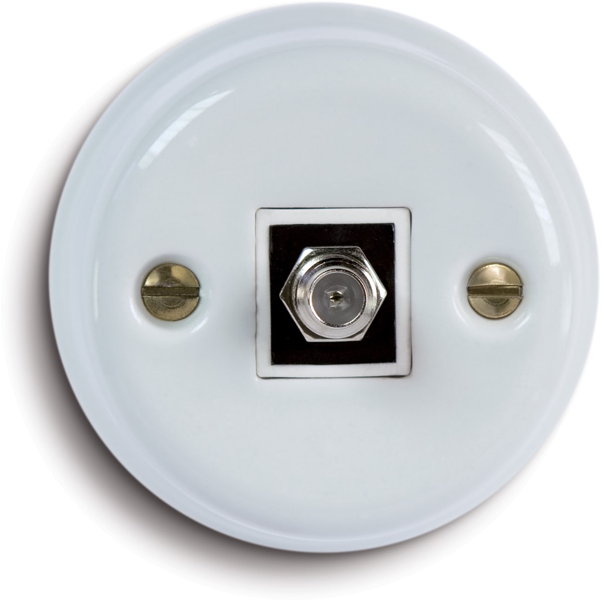 FANTON SPA - FME84023 PRESA SATELLITARE TV IN CERAMICA BI