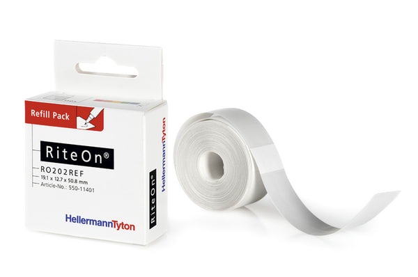 HELLERMANNTYTON Srl HEE550-11401 ETICHETTA AUTOLAMINANTE RO202REF-1401-WH