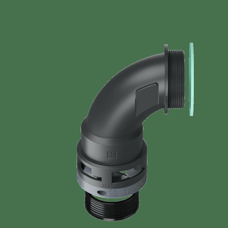 TEAFLEX TEA8BBN36P36 CURVA 90?IP68 BN36 PG36 NERO