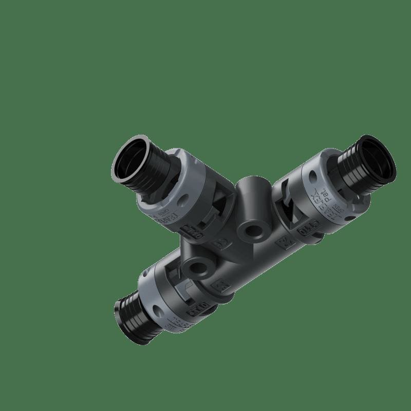 TEAFLEX TEA8BT101010 RACC. T NERO IP68 10-10-10