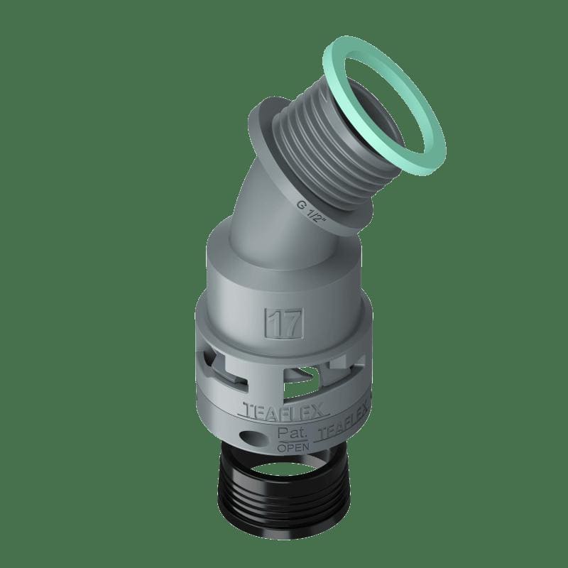 TEAFLEX TEA8GBF17G03 CURVA 45?IP68 BF17 1/2GRIGI