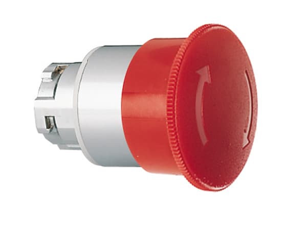 LOVATO LOV8LM2TB6344 PULSANTE MET.FUNGO 40MM ROSSO SB. ROTAZ.