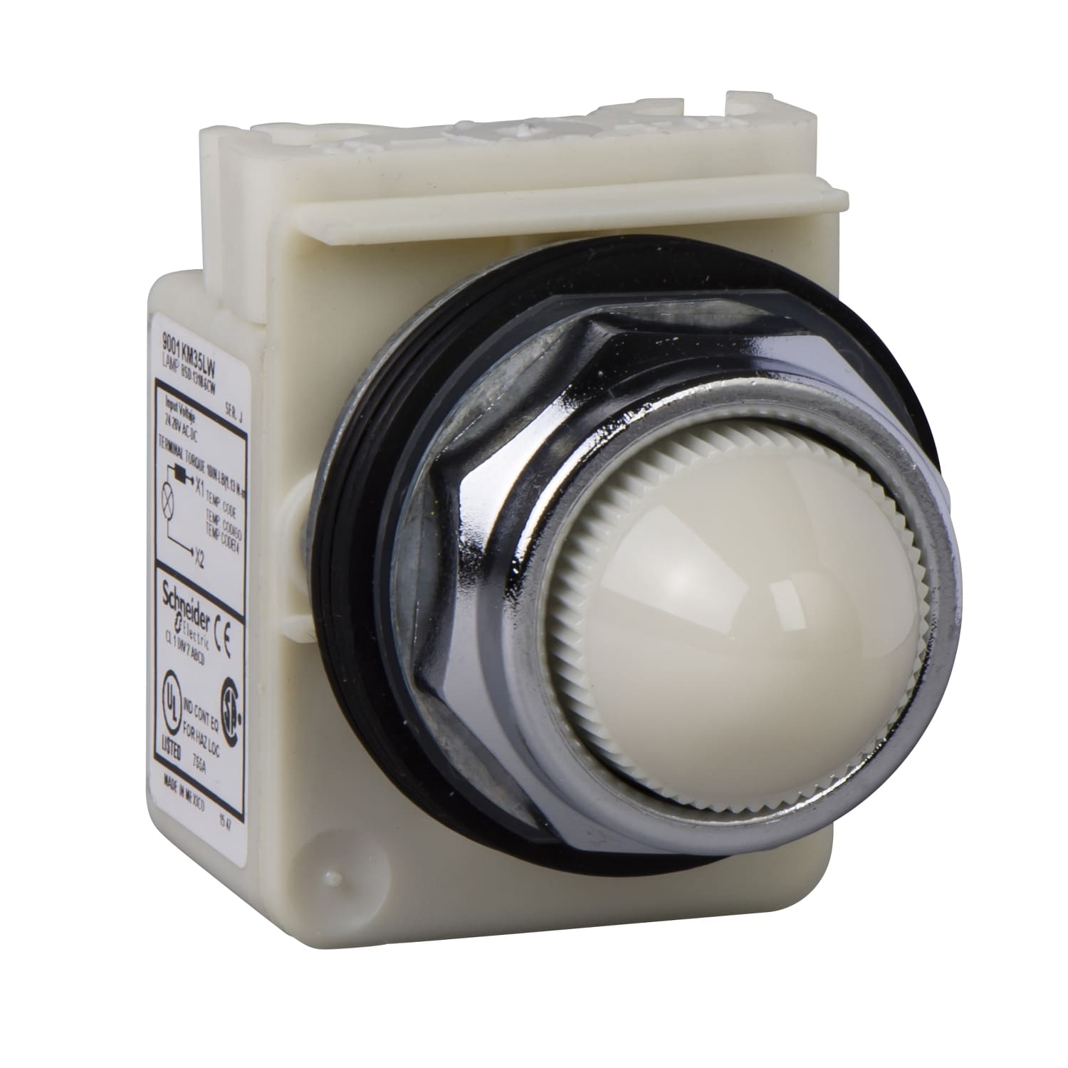 SCHNEIDER ELECTRIC SNR9001KP38LWW9 LAMPADA SPIA LED BIANCO 120V