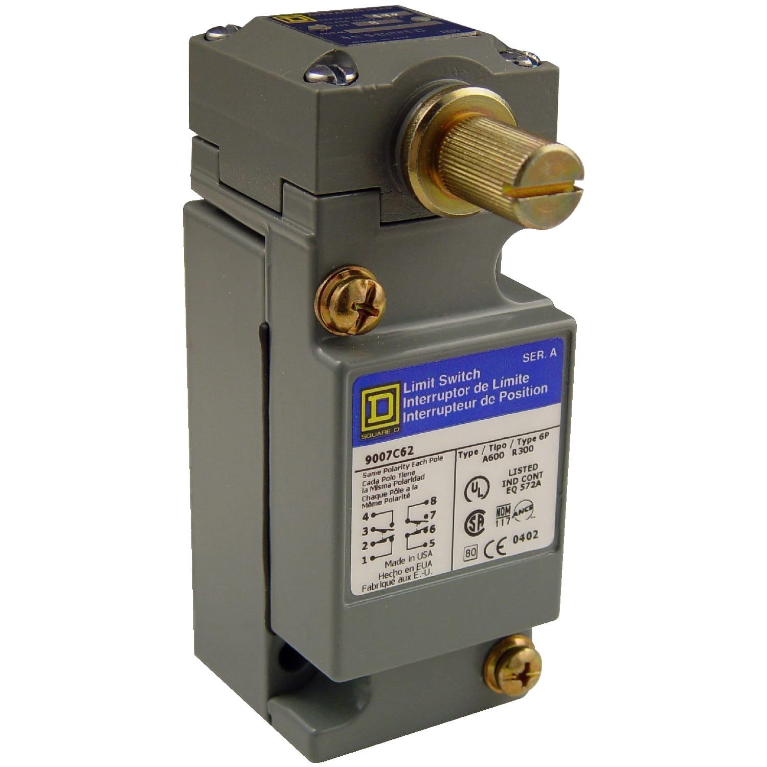SCHNEIDER ELECTRIC - SNR9007C62B2M11 FINECORSA 10A SQD