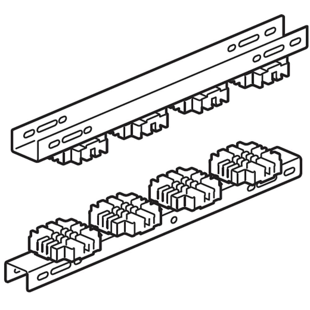 BTICINO BTI91886/S MAS HDX - SUPP ISOLATORE VOL BARRE 4000A