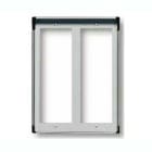 VIMAR SPA - VIW9222 CORNICE PER 4 MODULI 2X2 GRIGIO LUCE
