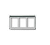 VIMAR S.P.A. - VIW9231 CORNICE PER 3 MODULI 3X1 GRIGIO LUCE