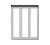 VIMAR SPA VIW9233 CORNICE PER 9 MODULI 3X3 GRIGIO LUCE