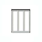 VIMAR SPA - VIW9233 CORNICE PER 9 MODULI 3X3 GRIGIO LUCE