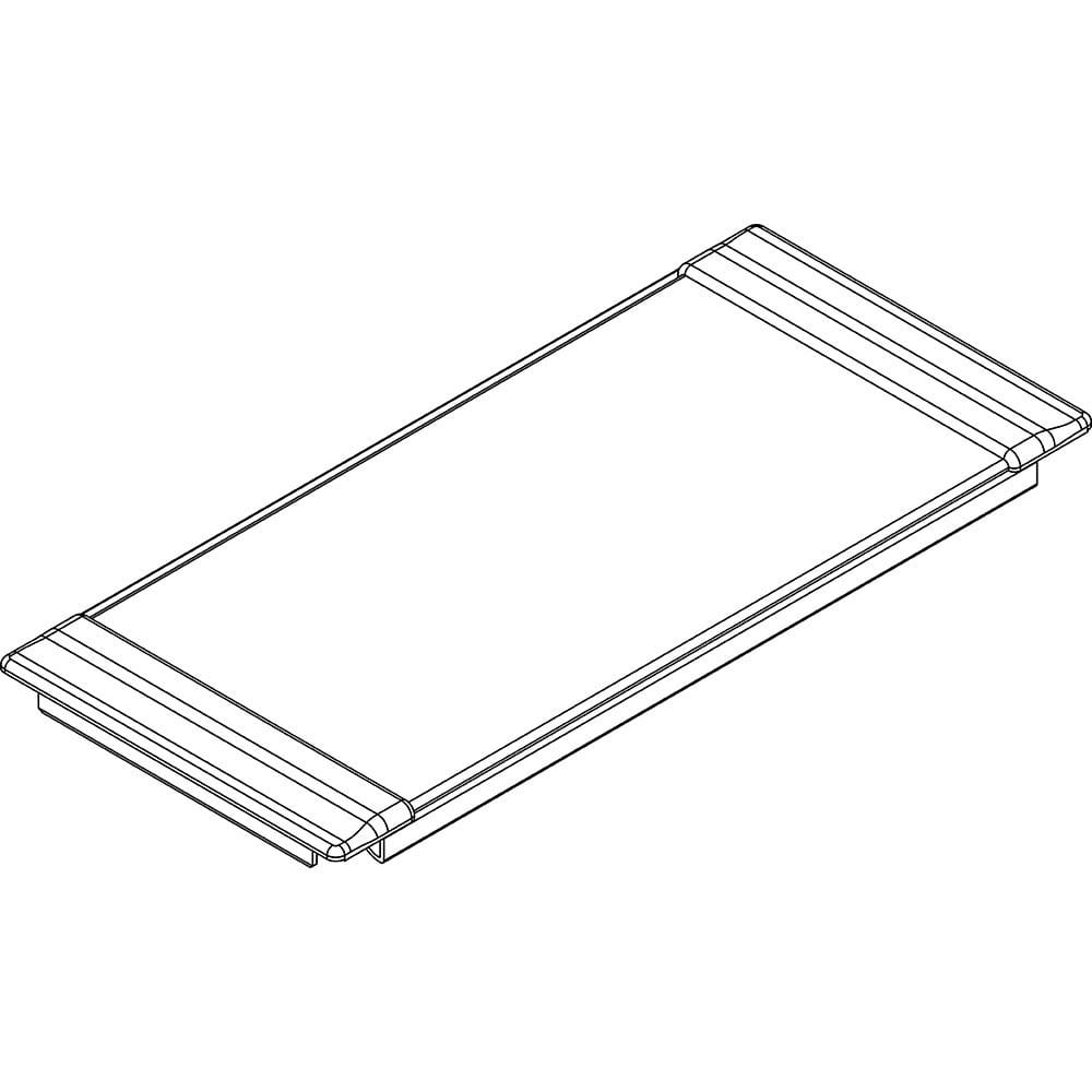 BTICINO BTI93300PP MAS LDX 400 - PIASTRA PASSACAVI VANO EST