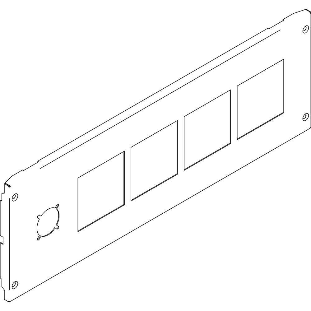 BTICINO BTI9530SNC MAS - PANNELLO 4 STRUMENTI 72X72 L=600