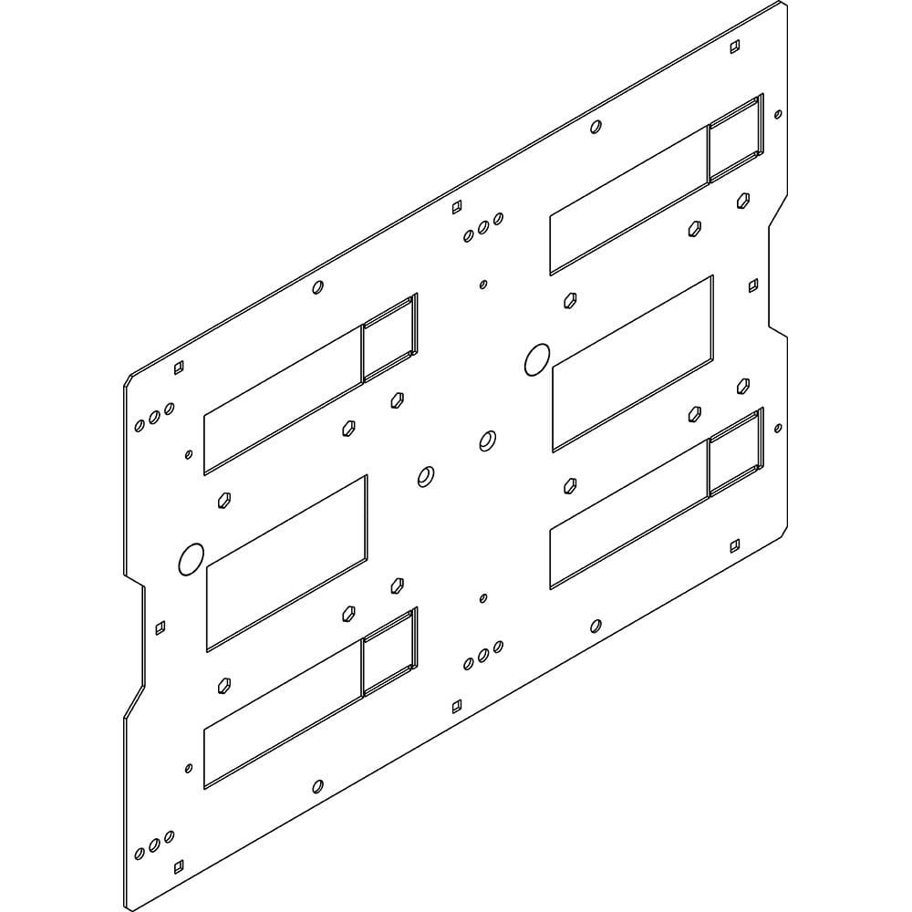 BTICINO BTI9531P/04I MAS - PIASTRA INTERBLOCCO VERT M630
