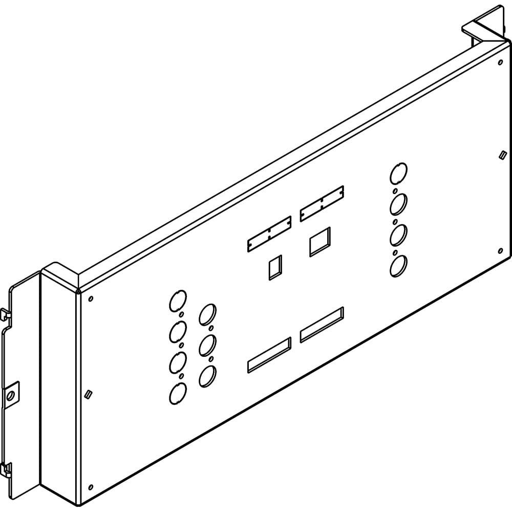 BTICINO BTI9541PR160N MAS - PIASTRA ME160 RIMOV ORIZZ L 600MM