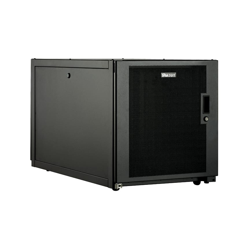 PANDUIT PANE6212B1 ENTERPRISE CABINET, 12 RU, SINGLE HINGE