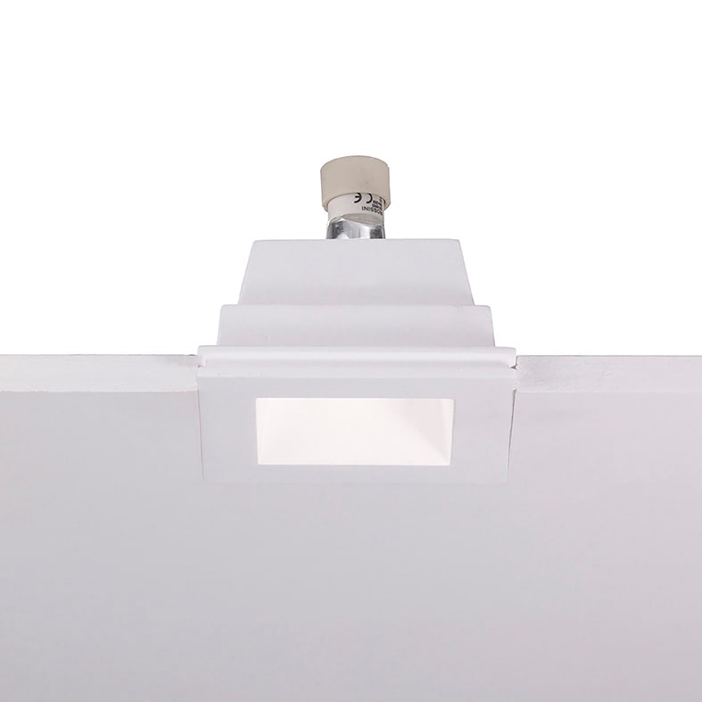 ROSSINI RSS9831 DOWNLIGHT QUADRATO IN GESSO RASATO BIANC