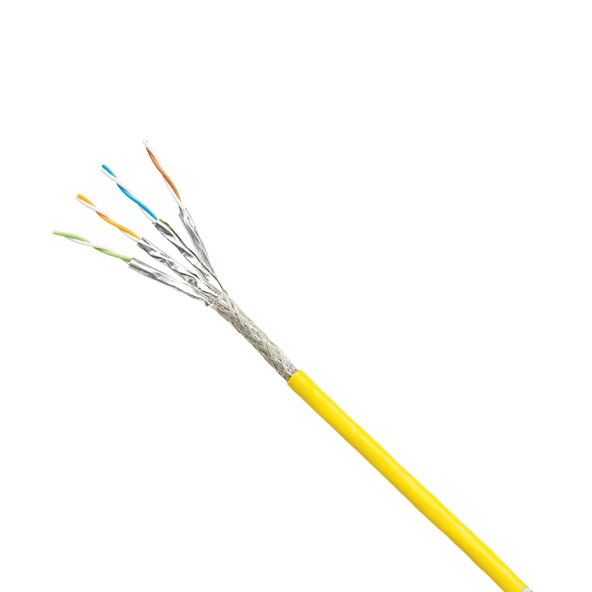PANDUIT - PANISX6004AYL-LED Cu,I,Cat6,4P,247AWGs,SFTP,PUR,YL,500mRL