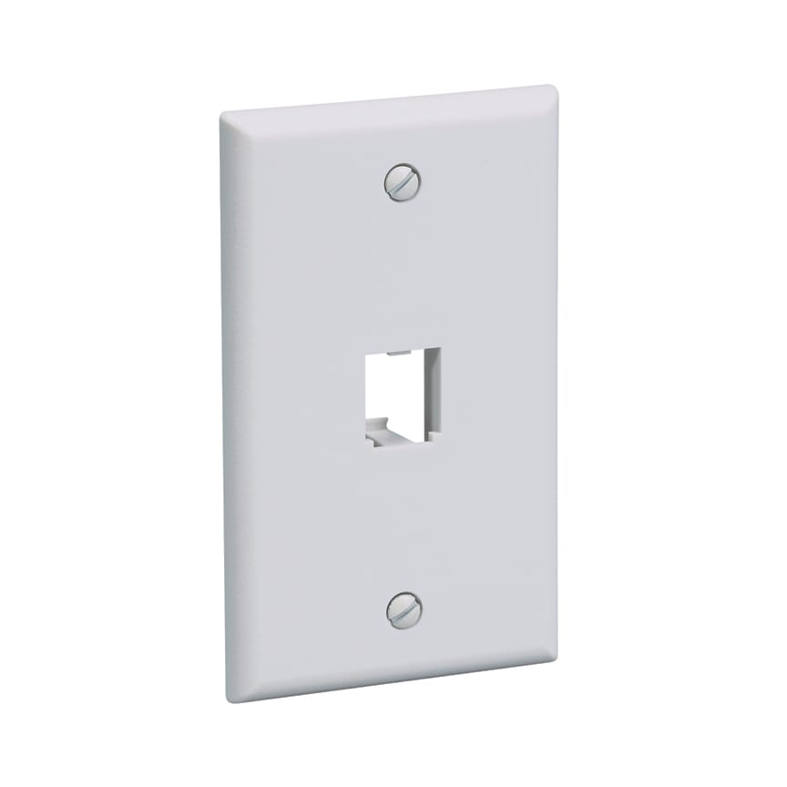 PANDUIT - PANCFP1IW FACEPLATE,1PORT,CLASSIC,IW,EA