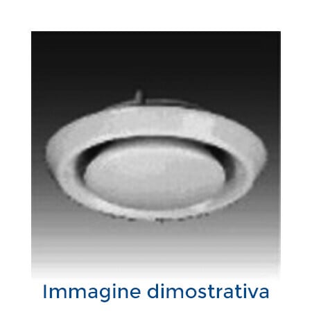 ZEHNDER GROUP ITALIA - ZEH990326254 Griglia tonda di mandata ad effetto Coan