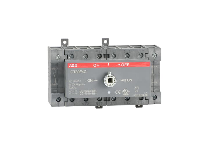ABB SPA - ABBEE 241 4 OT80F4C SEZIONATORE 4P COMMUTATORE 80A