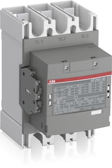 ABB SPA ABBAF265301114 AF265-30-11-14 CONT 3P 265A 250-500V AC/