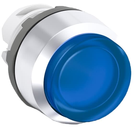 ABB SPA ABBKZ 118 7 MP3-31L PULSANTE BLU GHIERA METALLICA