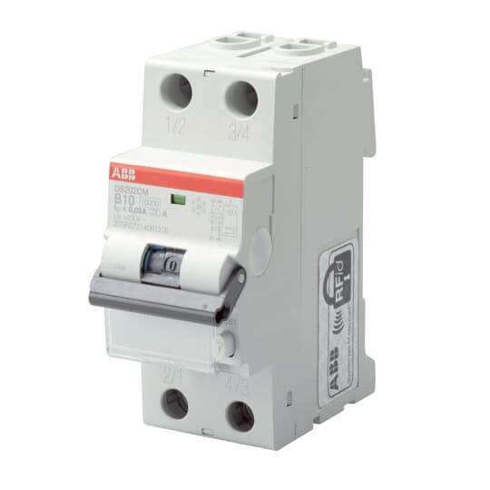 ABB SPA - ABBDS2CC10AC300 DS202C INT.DIFF.MAGN. 6KA 2P AC C10 300MA
